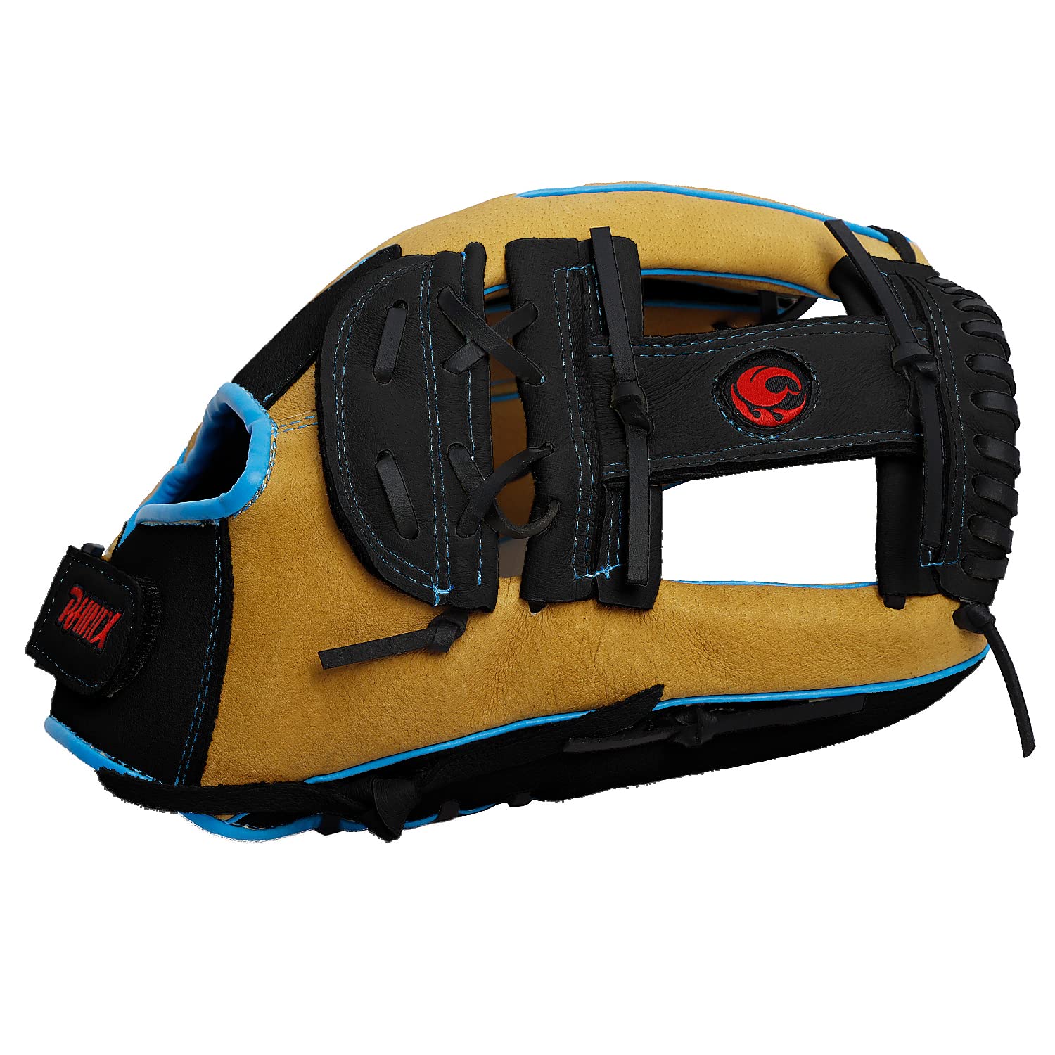 PHINIX 13 Inch Slowpitch All Pigskin Softball Gloves Multiple Colors - Image 3