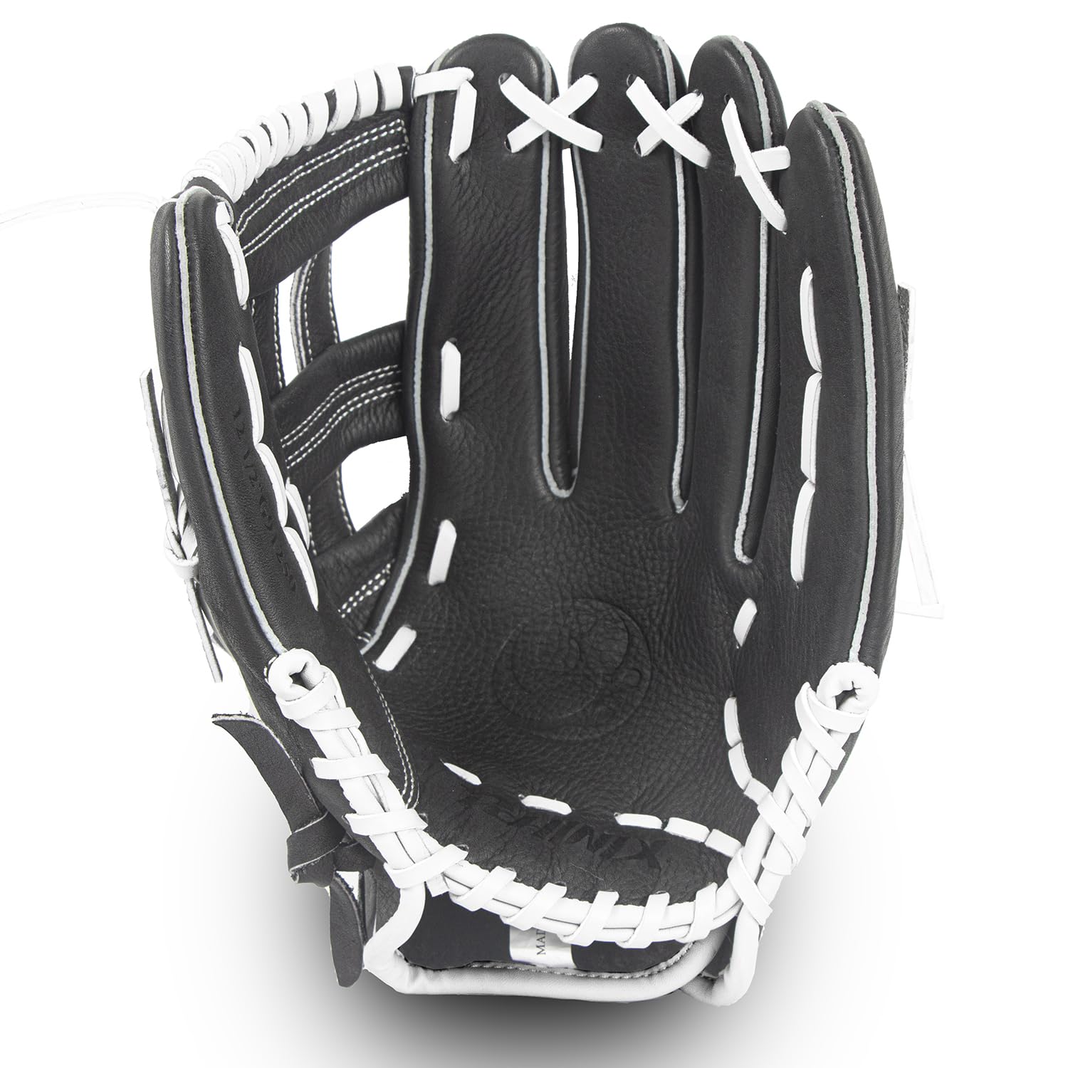 PHINIX Adult Full Grain Leather Baseball Slow-Pitch Softball Glove 12.5 Inch - Image 3